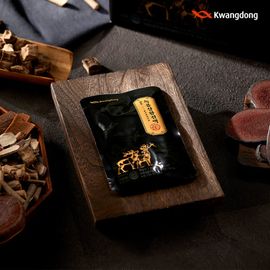 Kwangdong Premium Deer Antler & Phellinus Linteus Herbal Tonic, 30 Pouches — SAT Grade Antler with Red Ginseng, Angelica & 15 Traditional Herbs _ Made in KOREA